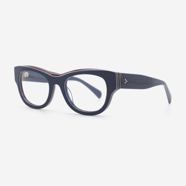 Cat Eye Bevel Acetate Women's Optical Frames 25A3184