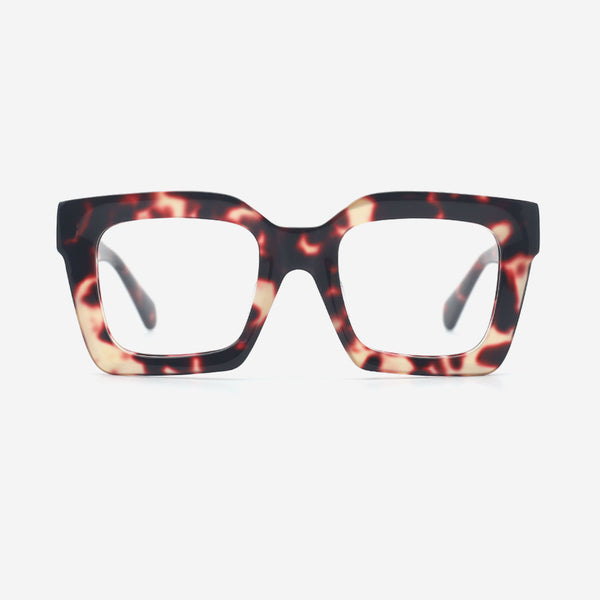 Sqaure Bevel Acetate Women's Optical Frames 25A3186