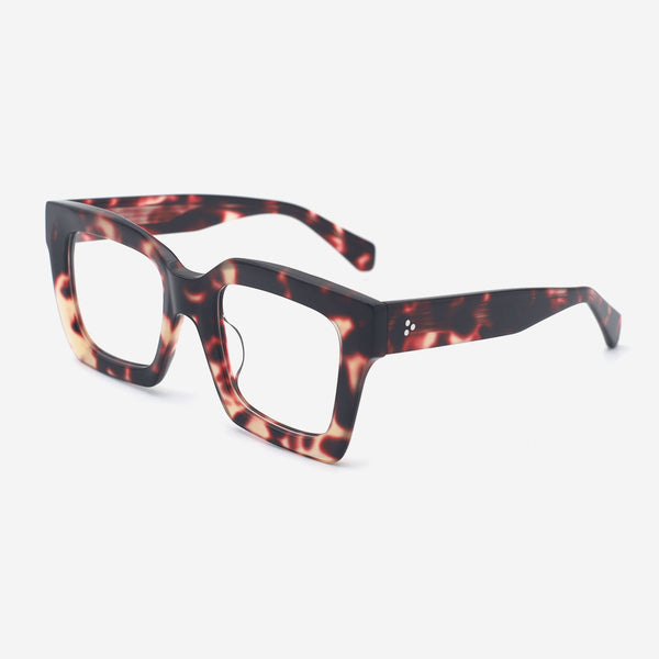 Sqaure Bevel Acetate Women's Optical Frames 25A3186