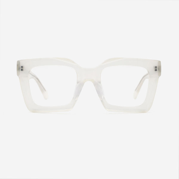 Sqaure Bevel Acetate Women's Optical Frames 25A3186