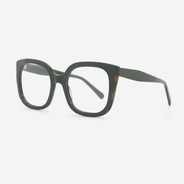 Square Laminated Acetate Female Optical Frames 25A3187