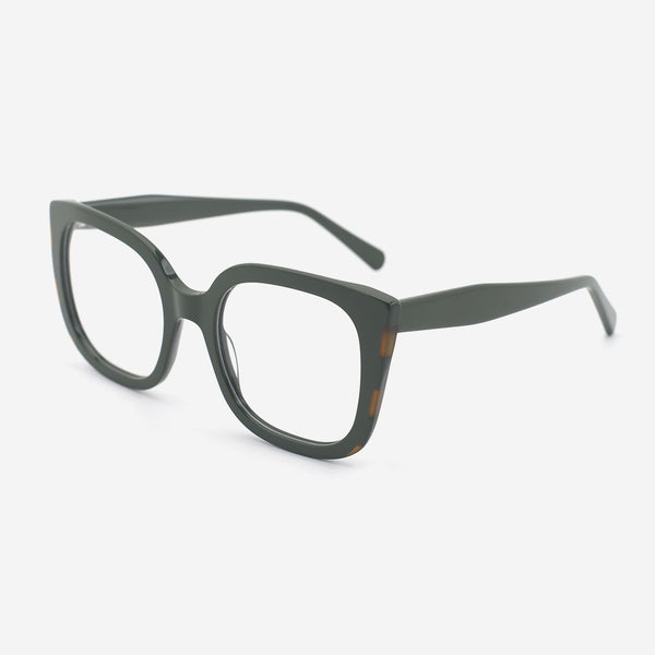 Square Laminated Acetate Female Optical Frames 25A3187