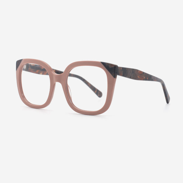 Square Laminated Acetate Female Optical Frames 25A3187
