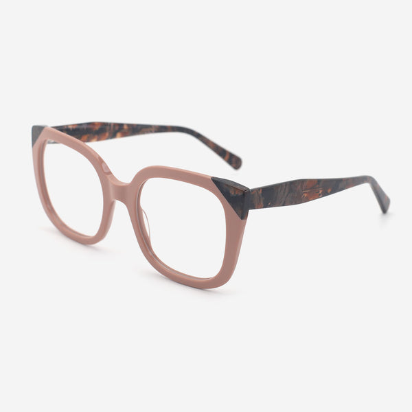 Square Laminated Acetate Female Optical Frames 25A3187