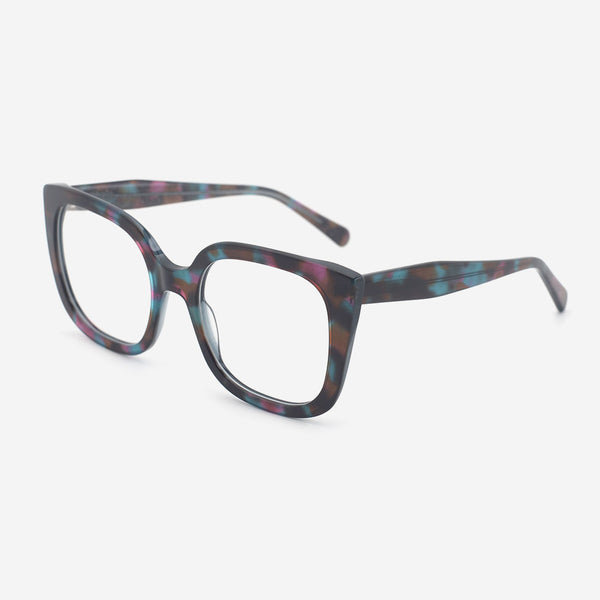 Square Laminated Acetate Female Optical Frames 25A3187