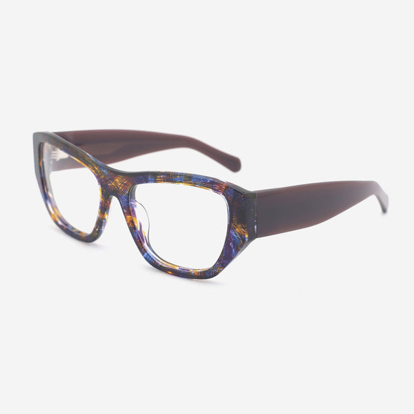 Chic Cat Eye Acetate Women's Optical Frames 25A3188