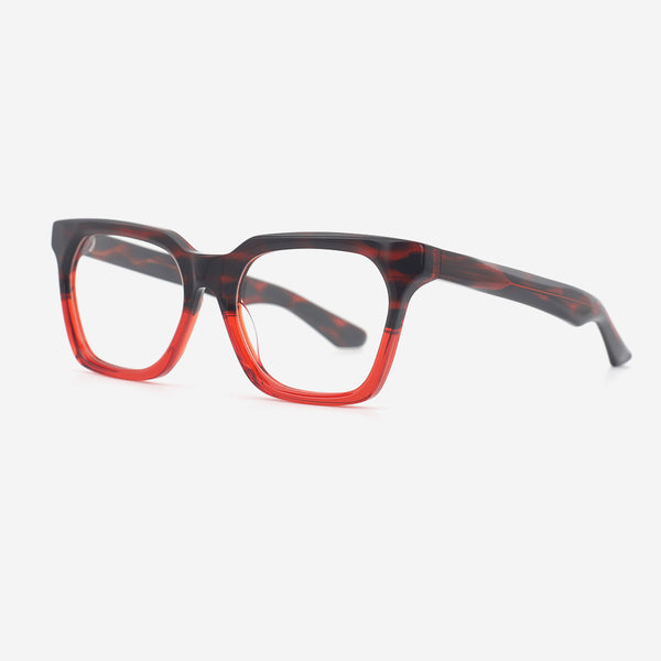 Retro Square Acetate Unisex Optical Frames 25A3194