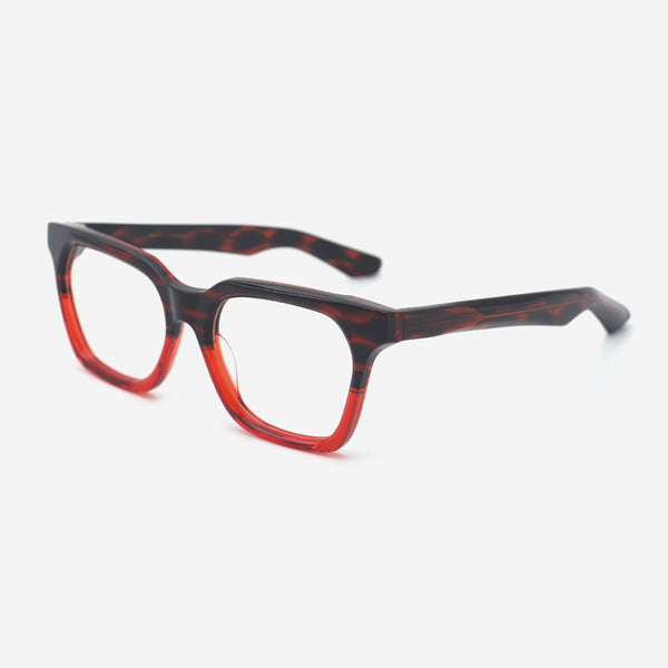 Retro Square Acetate Unisex Optical Frames 25A3194