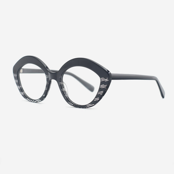 Cat Eye Acetate Unisex Optical Frames 25A3229