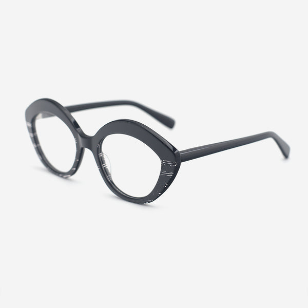 Cat Eye Acetate Unisex Optical Frames 25A3229