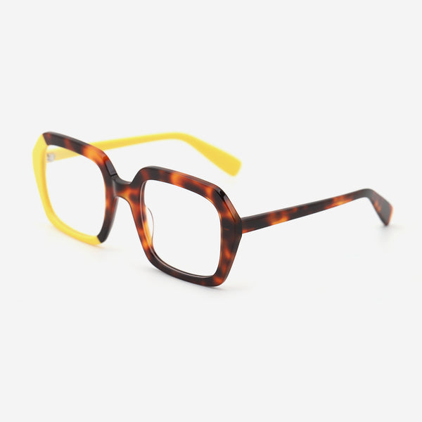 Polygon Laminated Acetate Unsiex Optical Frames 25A3232
