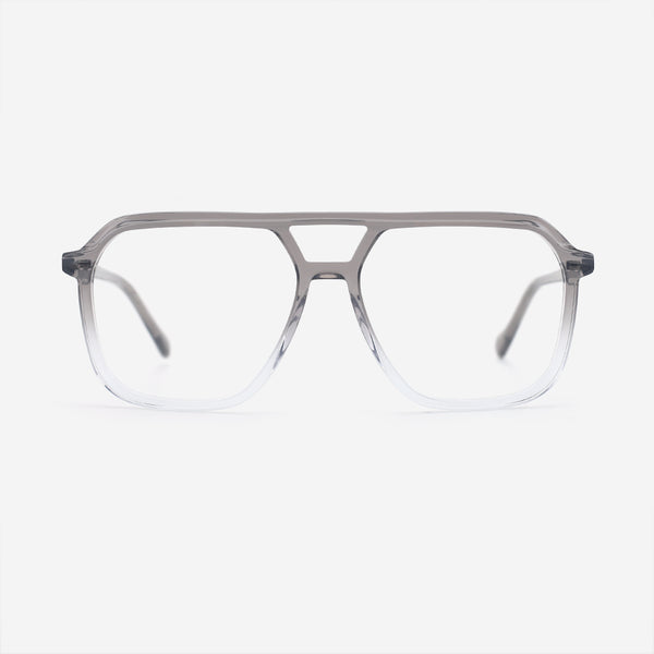 Aviator Double-bridge Acetate Unisex Optical Frames 25A3239