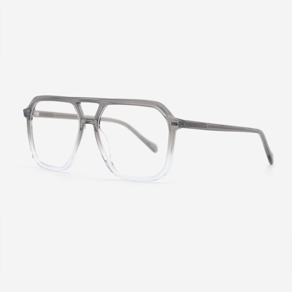 Aviator Double-bridge Acetate Unisex Optical Frames 25A3239