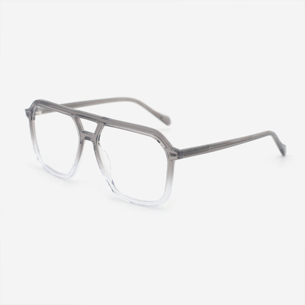 Aviator Double-bridge Acetate Unisex Optical Frames 25A3239