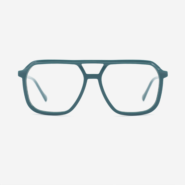 Aviator Double-bridge Acetate Unisex Optical Frames 25A3239