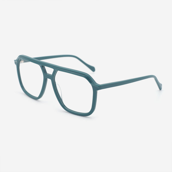 Aviator Double-bridge Acetate Unisex Optical Frames 25A3239