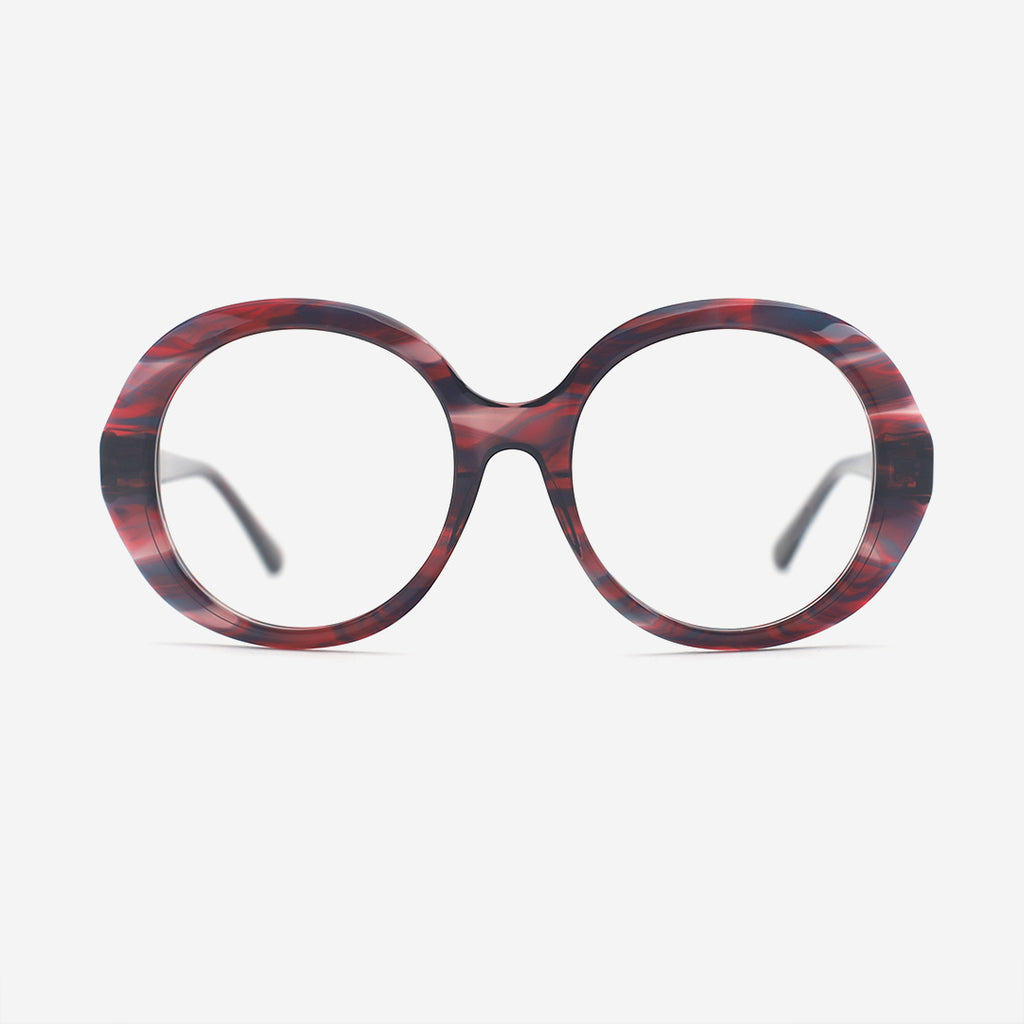 Round Acetate Female Optical Frames 25A3241