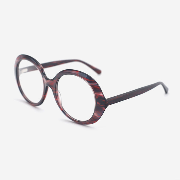 Round Acetate Female Optical Frames 25A3241