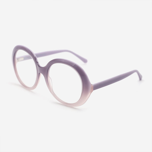 Round Acetate Female Optical Frames 25A3241