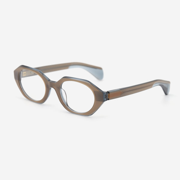 Retro Polygon Acetate Unsiex Optical Frames 25A3244