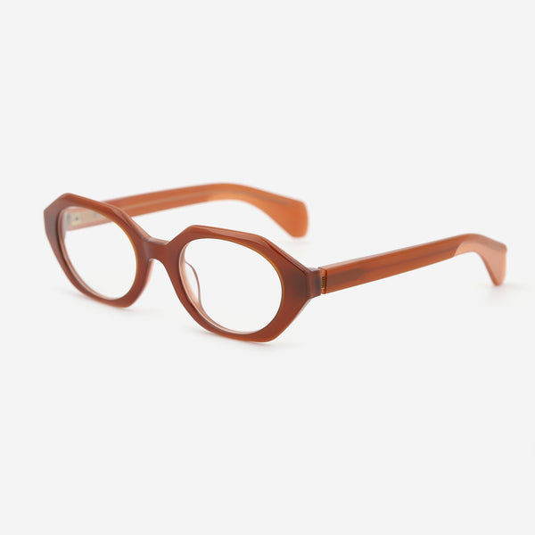 Retro Polygon Acetate Unsiex Optical Frames 25A3244