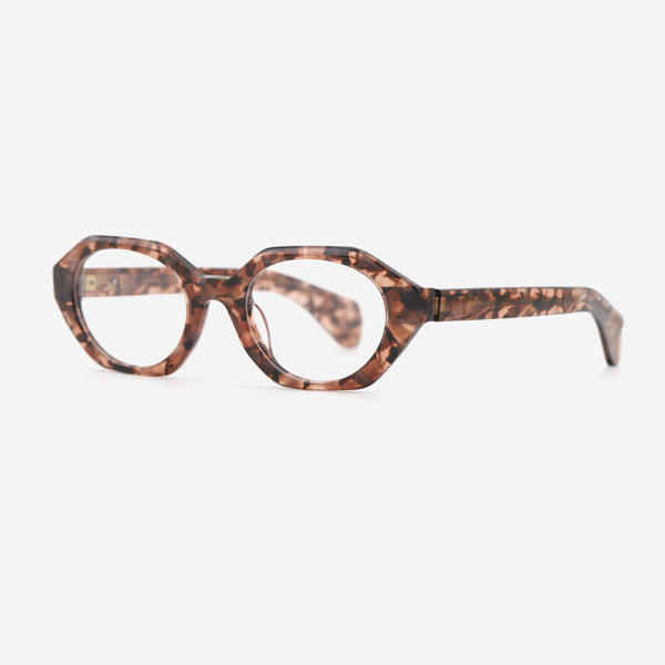 Retro Polygon Acetate Unsiex Optical Frames 25A3244