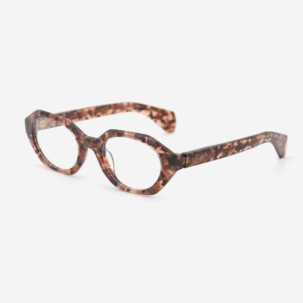 Retro Polygon Acetate Unsiex Optical Frames 25A3244