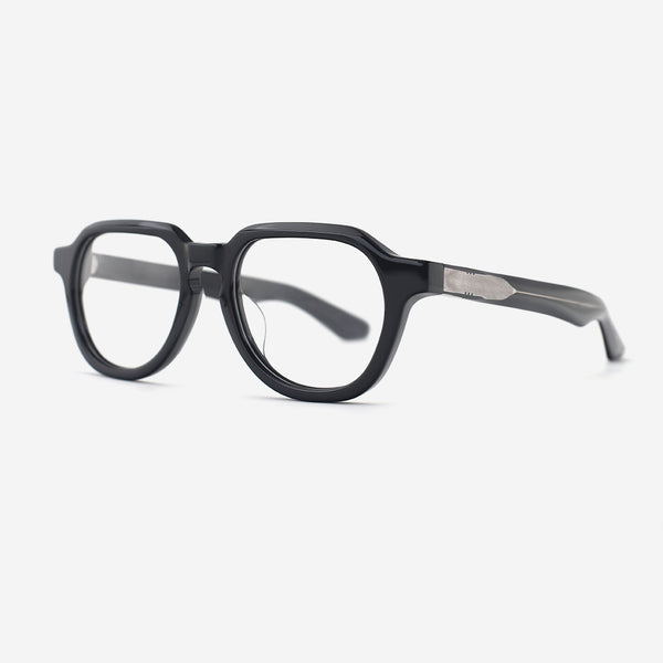 Vintage Polygon Acetate Unisex Optical Frames 25A3259