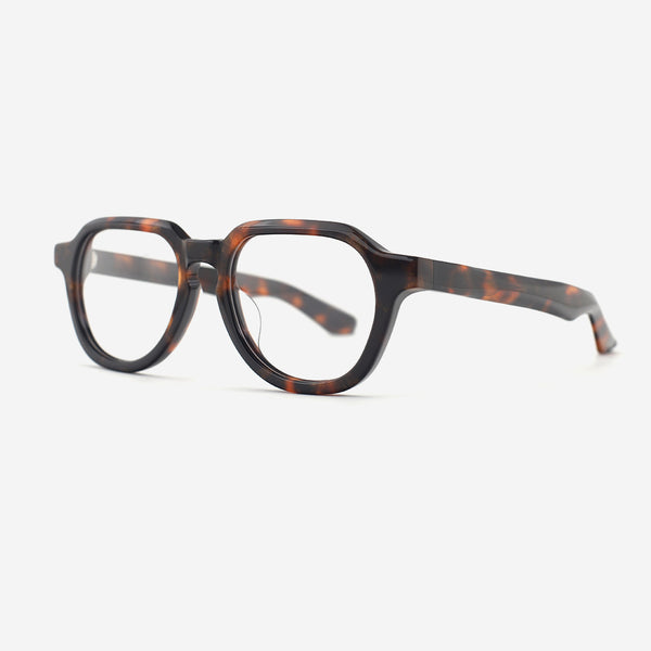 Vintage Polygon Acetate Unisex Optical Frames 25A3259
