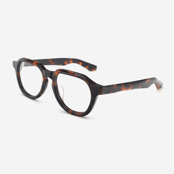 Vintage Polygon Acetate Unisex Optical Frames 25A3259