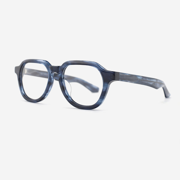Vintage Polygon Acetate Unisex Optical Frames 25A3259
