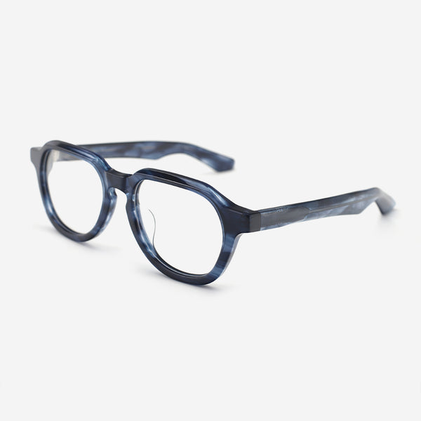 Vintage Polygon Acetate Unisex Optical Frames 25A3259