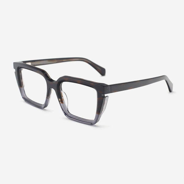 Three-dimensional Square Acetate Unsiex Optical Frames 25A3263