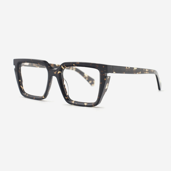 Three-dimensional Square Acetate Unsiex Optical Frames 25A3263