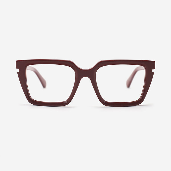Three-dimensional Square Acetate Unsiex Optical Frames 25A3263