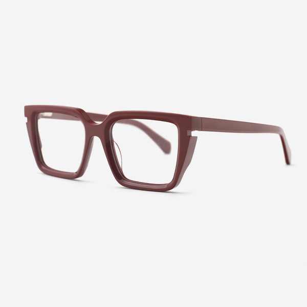 Three-dimensional Square Acetate Unsiex Optical Frames 25A3263