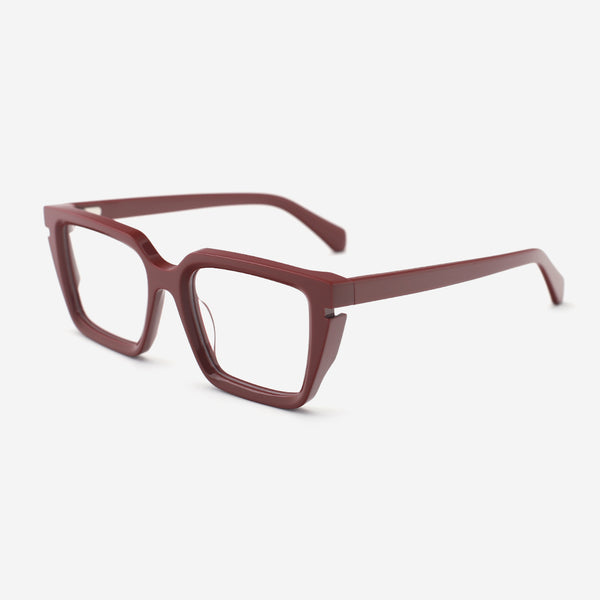 Three-dimensional Square Acetate Unsiex Optical Frames 25A3263