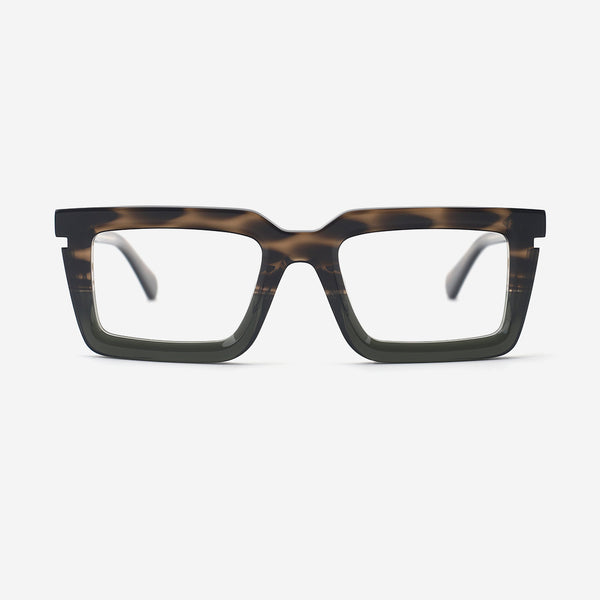 Three-dimensional Square Acetate Unsiex Optical Frames 25A3264
