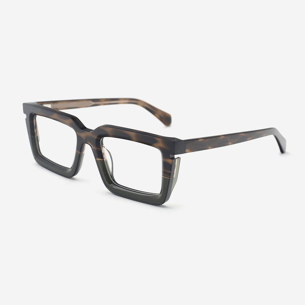 Three-dimensional Square Acetate Unsiex Optical Frames 25A3264