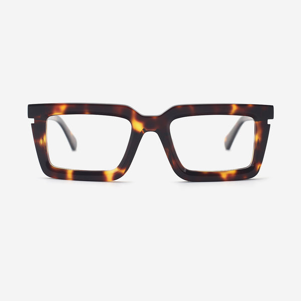 Three-dimensional Square Acetate Unsiex Optical Frames 25A3264