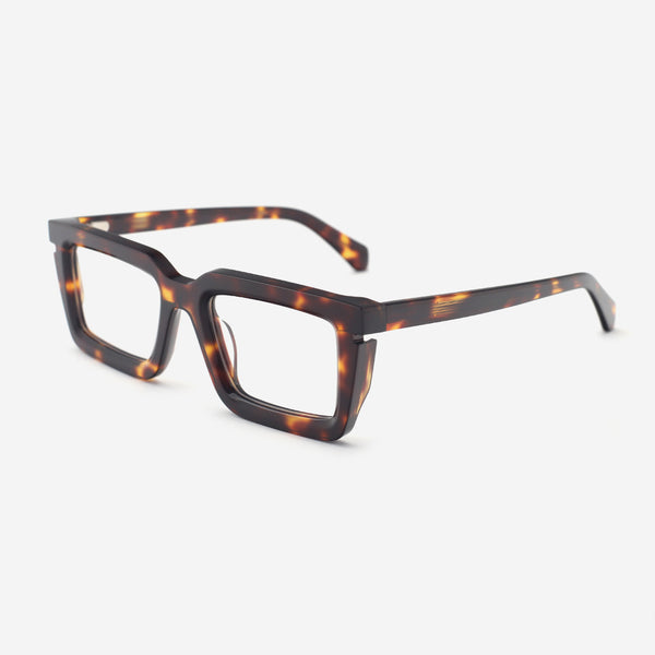 Three-dimensional Square Acetate Unsiex Optical Frames 25A3264