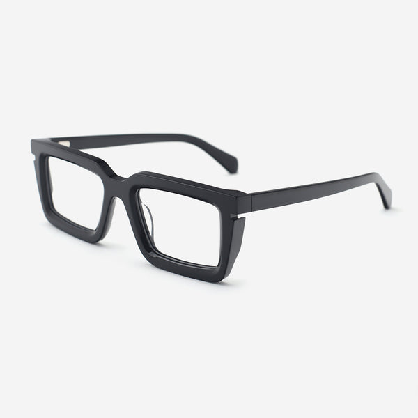 Three-dimensional Square Acetate Unsiex Optical Frames 25A3264
