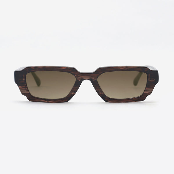 Rectangle Acetate Unisex Sunglasses 25A8002