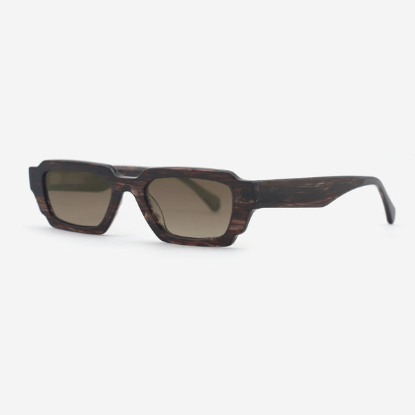 Rectangle Acetate Unisex Sunglasses 25A8002