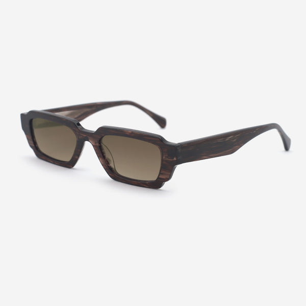 Rectangle Acetate Unisex Sunglasses 25A8002