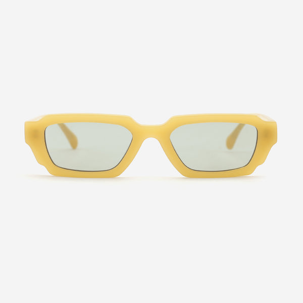 Rectangle Acetate Unisex Sunglasses 25A8002
