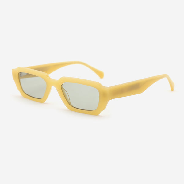 Rectangle Acetate Unisex Sunglasses 25A8002