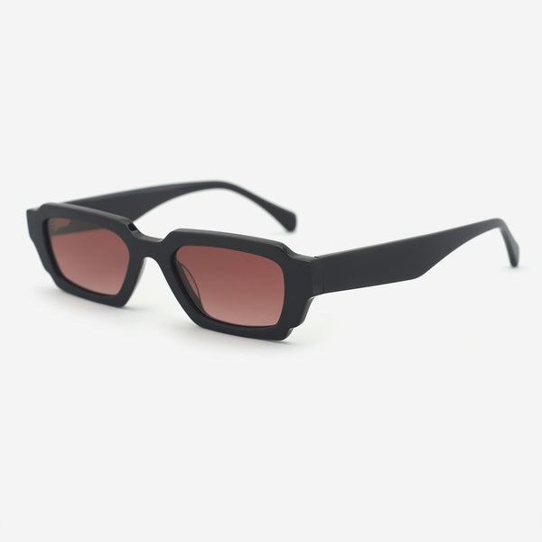 Rectangle Acetate Unisex Sunglasses 25A8002