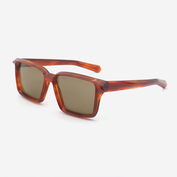 Square Bevel Acetate Unisex Sunglasses 25A8005