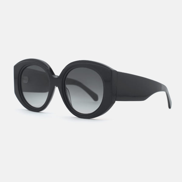 Round Thick Acetate Women's Sunglasses 25A8028